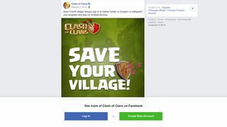 Clash of Clans - Save YOUR village! Always sign in to Game ...