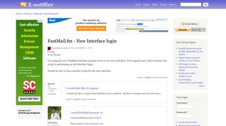 FastMail.fm - New Interface login | X-notifier