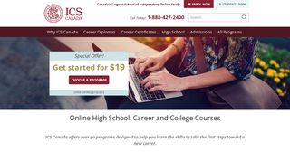 ICS Canada: Online High School Courses & Career Training Programs
