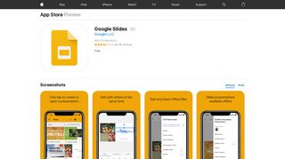 Google Slides on the App Store - iTunes - Apple