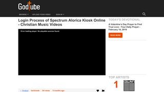 Login Process of Spectrum Alorica Kiosk Online - Christian Music Videos