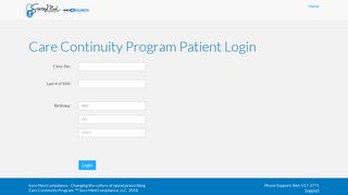Patient Login - AzureWebSites.net