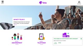 Mobilabonnement, mobiltelefon, Mobilt Bredbånd – Telia | Telia