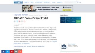 TRICARE Online Patient Portal | Military.com