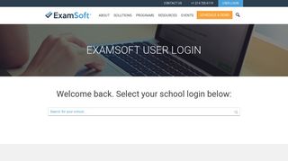 Exam Login | ExamSoft Worldwide, Inc