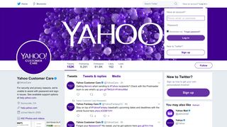 Yahoo Customer Care (@YahooCare) | Twitter