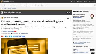 Password recovery scam tricks users into handing over email account ...