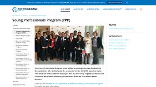 Young Professionals Program (YPP) - World Bank Group
