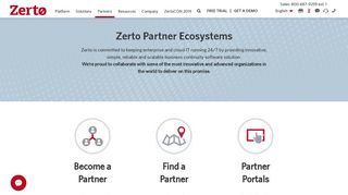 Zerto Partners & Partner Portal