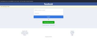 Log into Facebook | Facebook - Free Facebook