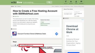How to Create a Free Hosting Account with 000WebHost.com: 7 Steps