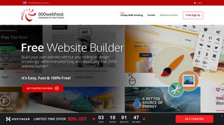 Free Website Builder | Make a Website or Create a Blog ... - 000Webhost