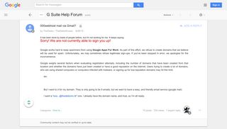 000webhost mail via Gmail? - Google Product Forums
