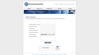 011 Communications, Inc. - Customer Request