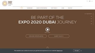 Expo 2020 career - Expo 2020 Dubai