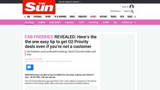 REVEALED: Here's the the one easy tip to get O2 Priority deals even ...