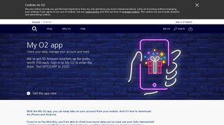 O2 | My O2 App | Available on iOS, Android and Windows