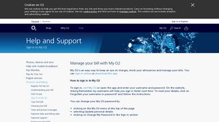 O2 | O2 Business | Help & Support | Billing