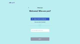Sign up - OkCupid