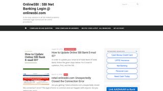OnlineSBI : SBI Net Banking Login @ onlinesbi.com
