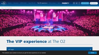 The VIP experience | The O2
