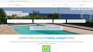 Villa Rentals and Holiday Cottages direct from the Owners