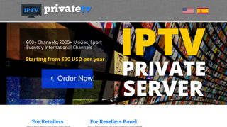 IPTV Private Server, Starting 1.66 per mon