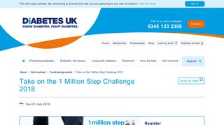 Take on the 1 Million Step Challenge 2018 | Diabetes UK