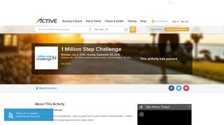 1 Million Step Challenge 2018 | ACTIVE