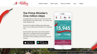 The Prime Minister's One Million Steps | Heart Foundation Walking