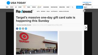 Target's massive one-day gift card sale is happening this Sunday Dec. 2