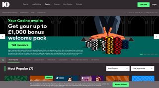 400+ Online Casino Games | 100% up to £200 Bonus - 10Bet