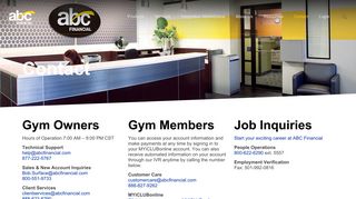 Contact Us | Gym Management Software | ABC Financial
