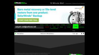 MinuteInbox | 10 Minute Mail Address