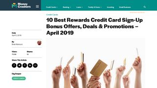 10 Best Rewards Credit Card Sign-Up Bonus Offers, Deals ...