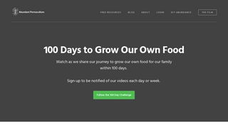 100 Days to Grow Our Own Food Archives - Abundant Permaculture