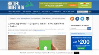 Acorns App Bonus - $5 Sign Up Bonus + $1,000 Bonus with 12 Invites