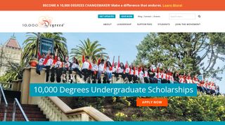 10,000 Degrees | Creating College Graduates Who Change the World
