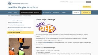 10,000 Steps challenge - Healthier. Happier. Workplaces