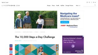 The 10,000 Steps a Day Challenge | Livestrong.com