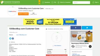 100BestBuy.com Customer Care, Complaints and Reviews