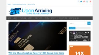 Will the Chase Sapphire Reserve 100K Bonus Ever Come Back ...