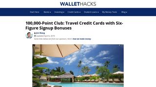 Get 100,000 Points: Travel Credit Cards with Massive Sign-Up Bonus