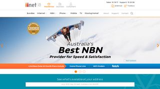 iiNet | Broadband internet, NBN plans, ADSL2+ and Naked DSL