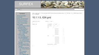 10.1.1.5. IGN grid - SURFEX