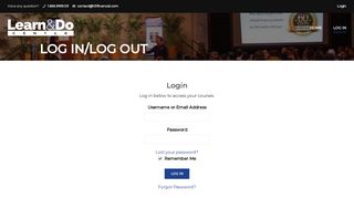 Log In/Log Out – Wealth Academy – A 101 Financial Company