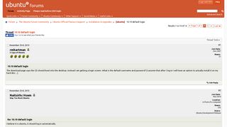 [ubuntu] 10.10 default login - Ubuntu Forums