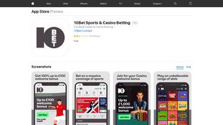 10Bet Sports & Casino Betting on the App Store - iTunes - Apple