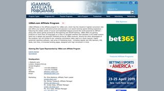10Bet.com Affiliate Program - iGaming Affiliate Programs