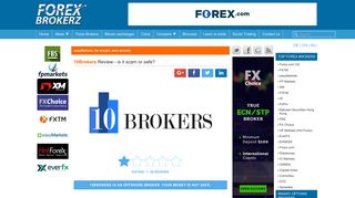 10Brokers Review - Is 10brokers.com scam or good forex broker?